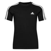 adidas T-paita 3-Stripes - Musta/Valkoinen Lapset