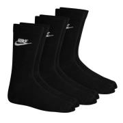 Nike Sukat NSW Everyday Essential 3-pack - Musta/Valkoinen