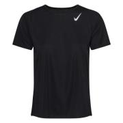 Nike Juoksu-t-paita Dri-FIT Race - Musta/Hopea Nainen