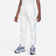 Nike Cargo Housut NSW Repeat Fleece - Valkoinen/Sininen Lapset