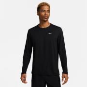 Nike Juoksupaita Dri-FIT UV Miler L/S - Musta/Hopea