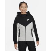 Nike Huppari NSW Tech Fleece 24 - Harmaa/Musta/Valkoinen Lapset