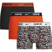 Nike Bokserit Everyday Cotton Stretch Just Do It 3-pack - Oranssi/Must...