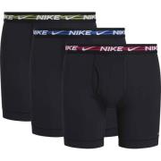 Nike Bokserit Brief 3-pack - Musta/Laser Fuchsia/Sininen/Pear
