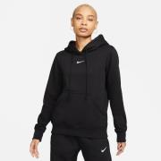 Nike Huppari NSW Phoenix Fleece Pullover - Musta/Valkoinen Nainen