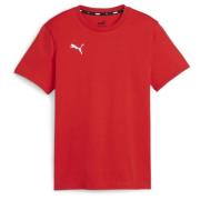 PUMA T-paita teamGOAL Casuals - Punainen/Valkoinen Lapset