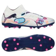 PUMA Future 7 Match MG Volume Up - Valkoinen/Sininen/Poison Pink/Fizzy...